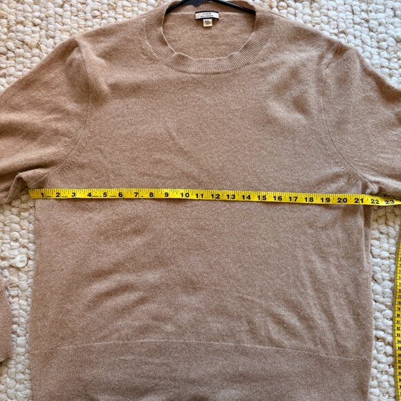 J. Crew 100% Cashmere Crewneck Sweater - Camel Heather / Size XXL - Picture 7 of 7